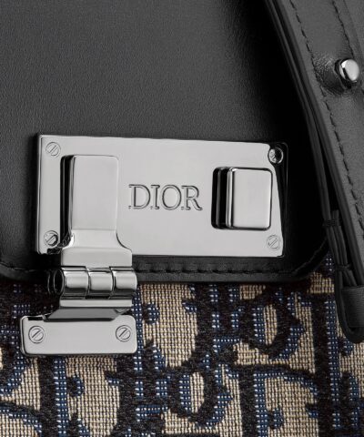 Dior Mens Black Smooth Calfskin Vertical Pouch 20248069 4
