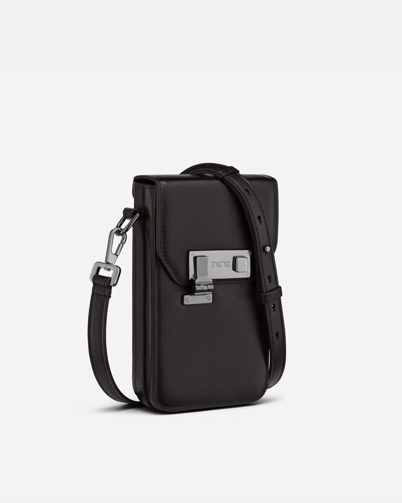 Alternative view of Dior Men's Black Smooth Calfskin Vertical Pouch