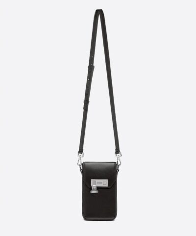 Dior Mens Black Smooth Calfskin Vertical Pouch 20248077 3