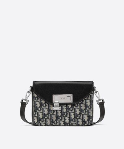 Dior Men's Oblique Jacquard Messenger Pouch-20248144
