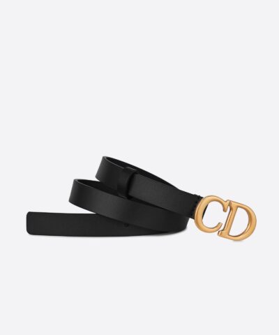 Dior Saddle Belt Black Ultrasmooth Calfskin 30 mm 20256091 1