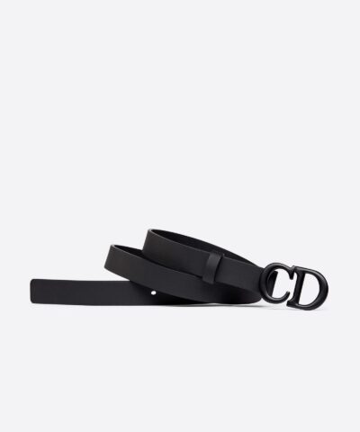 Dior Saddle Black Matte Calfskin 20 mm 20256074 1