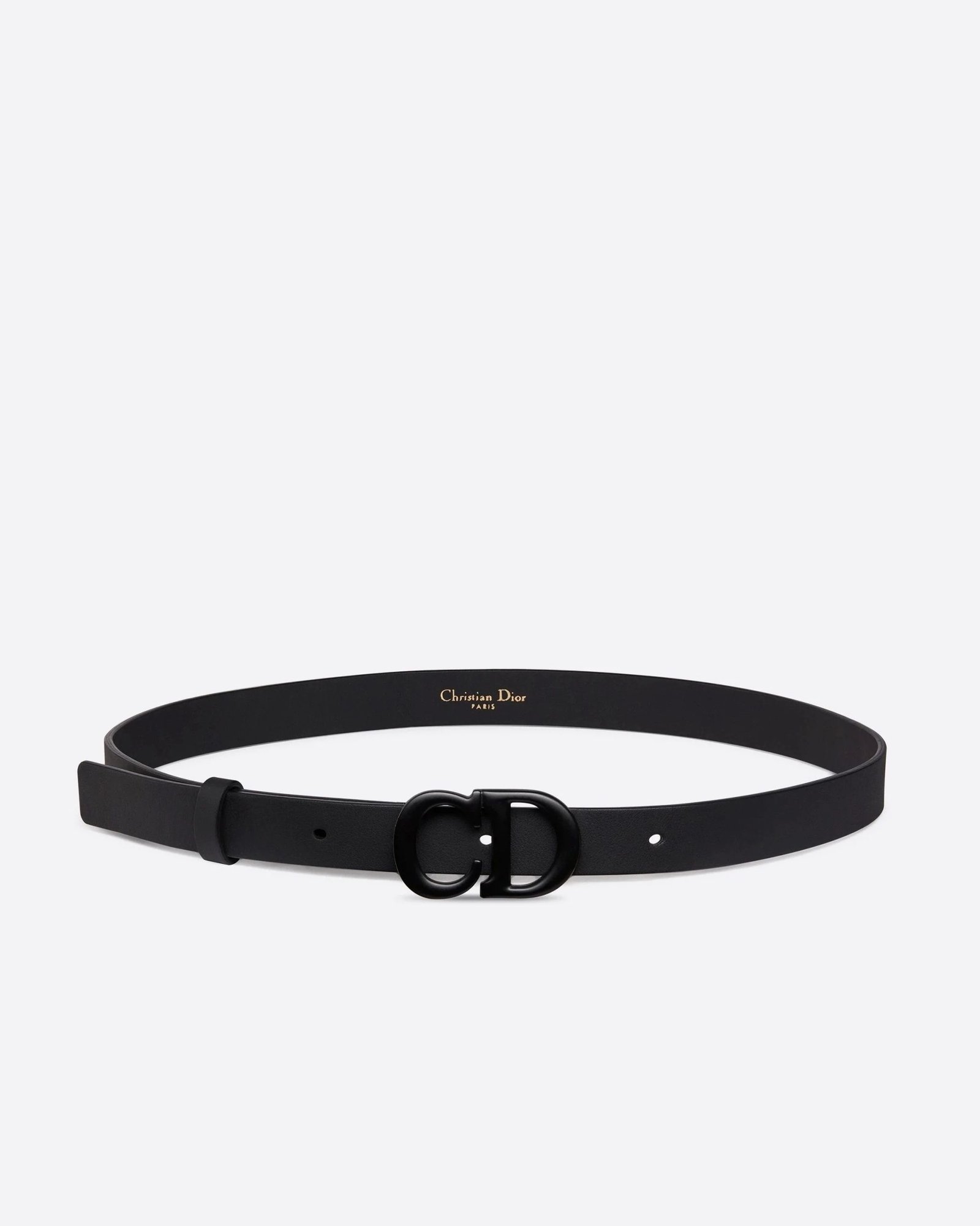 Dior Saddle Black Matte Calfskin, 20 mm-20256074