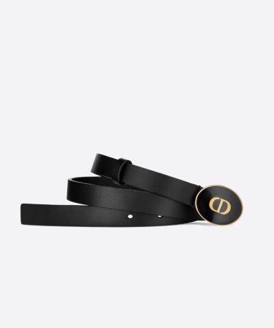 Dior Teddy D Belt Black Smooth Calfskin 15mm 20256108 1