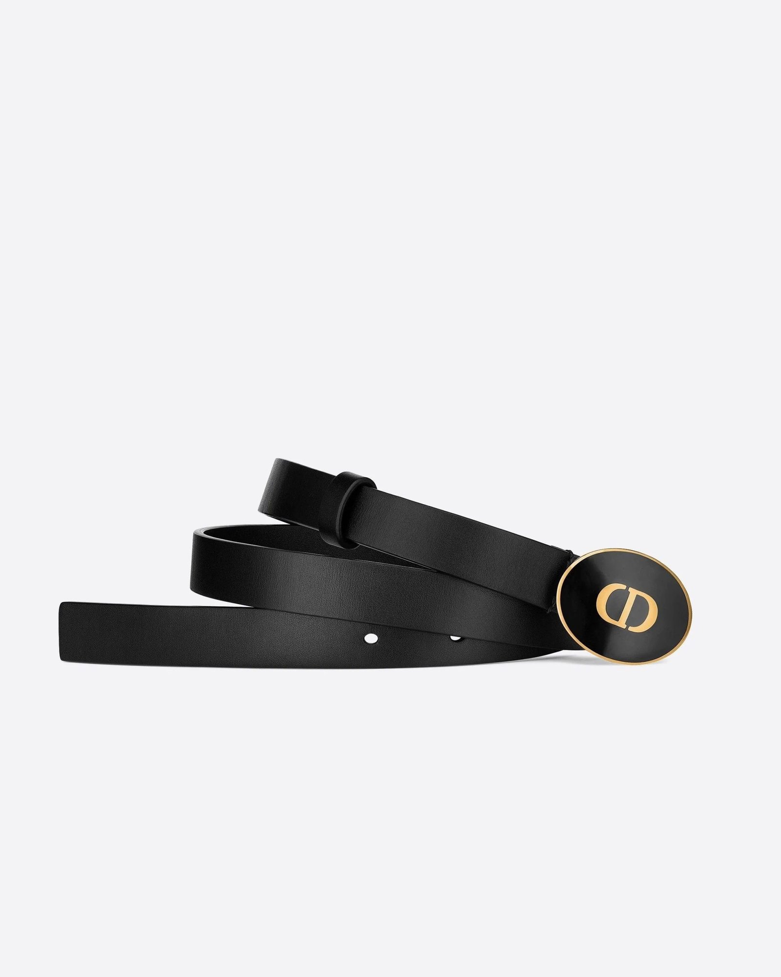 Alternative view of Dior Teddy-D Belt Black Smooth Calfskin, 15mm