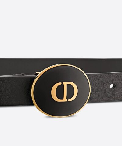 Dior Teddy D Belt Black Smooth Calfskin 15mm 20256108 2