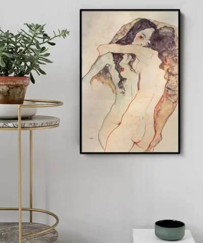 Egon Schiele Character Canvas Painting Wall Art 20219465 1