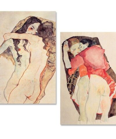 Egon Schiele Character Canvas Painting Wall Art 20219465 4