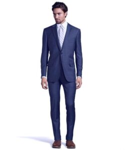 Ermenegildo Zegna Glen Plaid Wool Two-Piece Suit-20227231