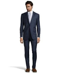 Ermenegildo Zegna Glen Plaid Wool Two-Piece Suit-20227232