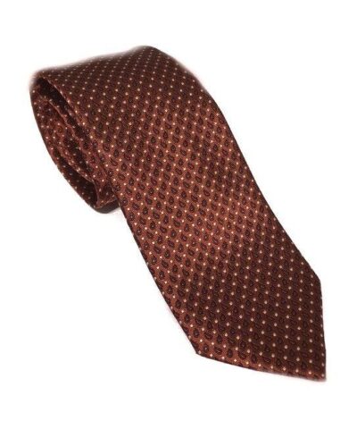 Ermenegildo Zegna Leafs Silk Tie,Brown-20227198