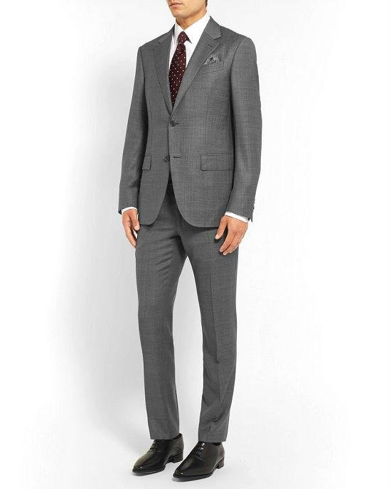 Alternative view of Ermenegildo Zegna Men's Gray houndstooth Two-Piece Suit