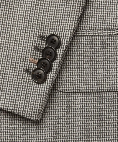 Ermenegildo Zegna Mens Gray houndstooth Two Piece Suit 20227043 5
