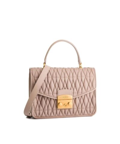 Furla Metropolis Cometa Small Top Handle Bag In Nude 20255001 1