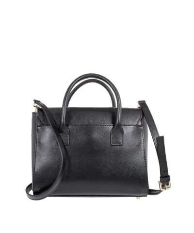 Furla Metropolis Ladies Small Leather Satchel In Onyx 20254852 3