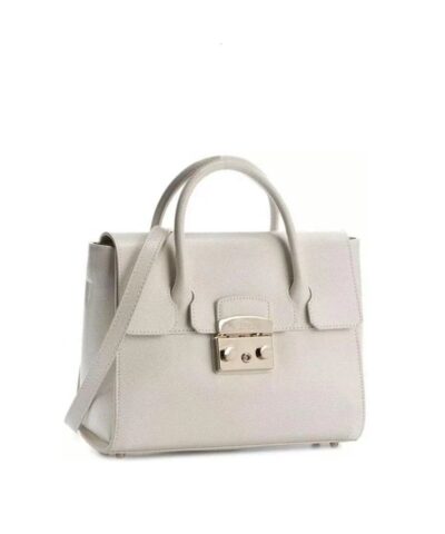 Furla Metropolis Ladies Small Leather Satchel In Sabbia b 20254790 1