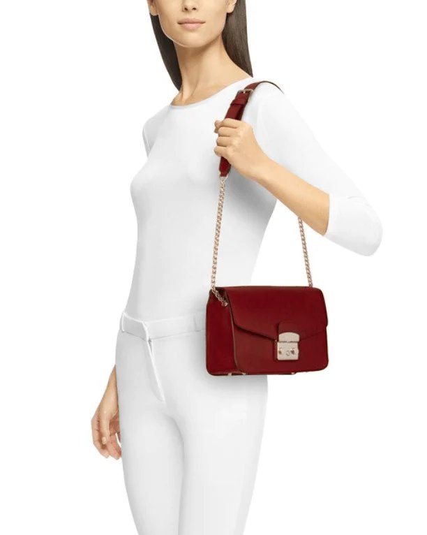 Alternative view of Furla Metropolis Shoulder Bag S Ciliegia d