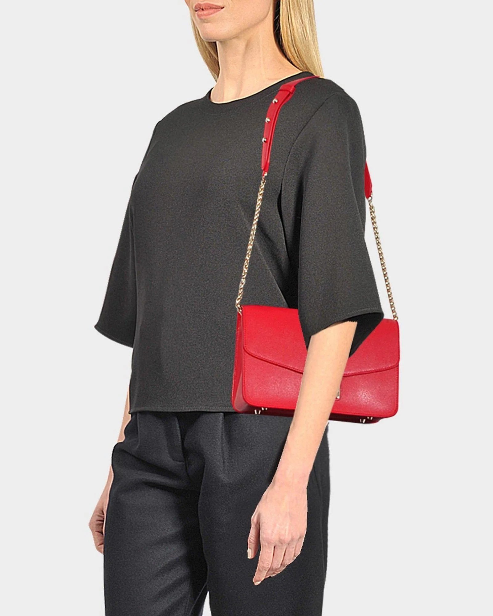 Alternative view of Furla Metropolis Shoulder Bag S Ruby