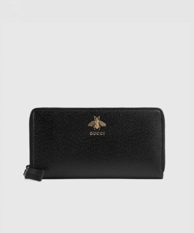 Gucci Animalier Leather Zip Around Wallet-20251921