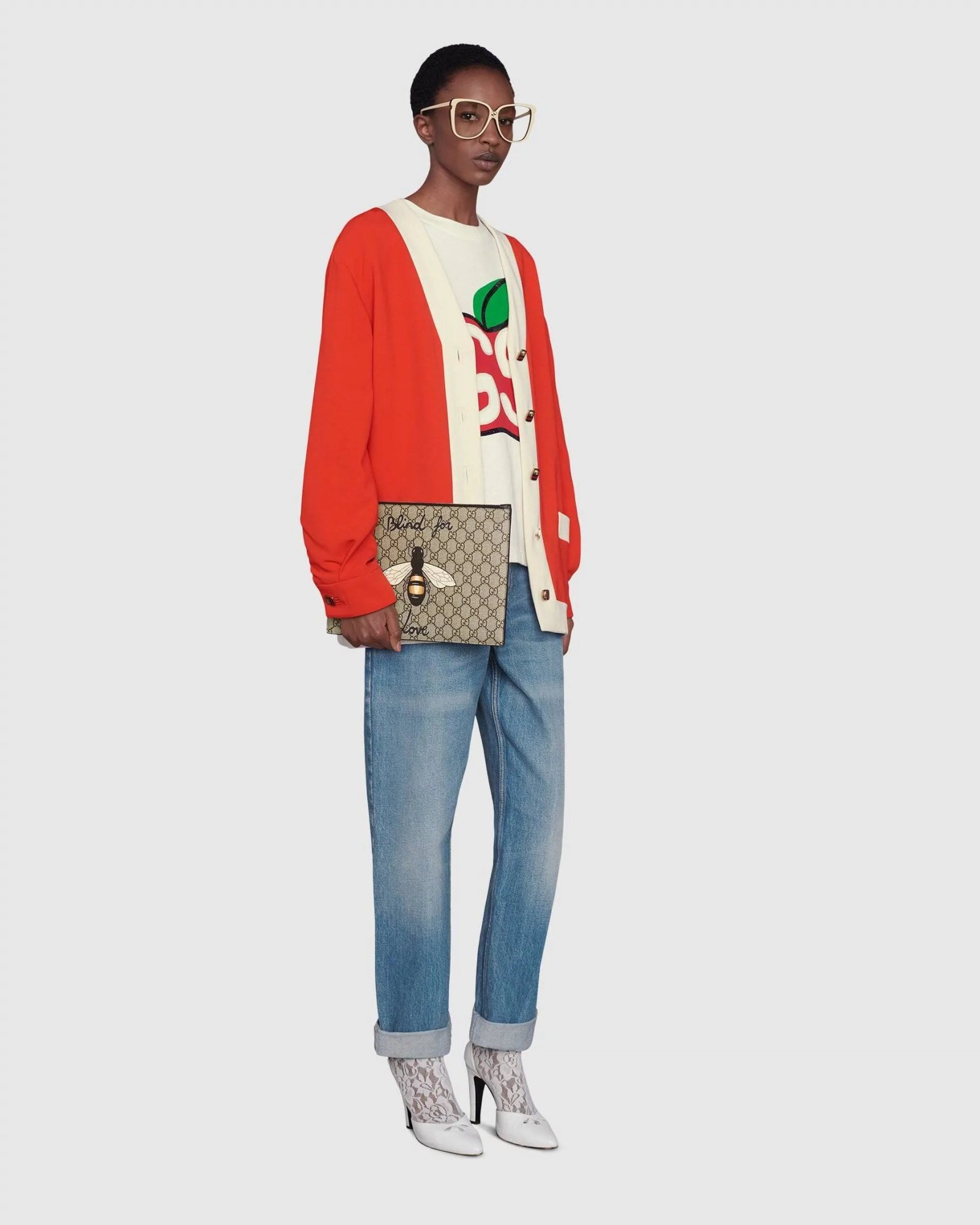 Alternative view of Gucci Bestiary Pouch With Bee