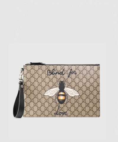 Gucci Bestiary Pouch With Bee-20251986