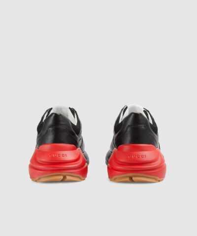 Gucci Black Rhyton Sneaker - Image 4