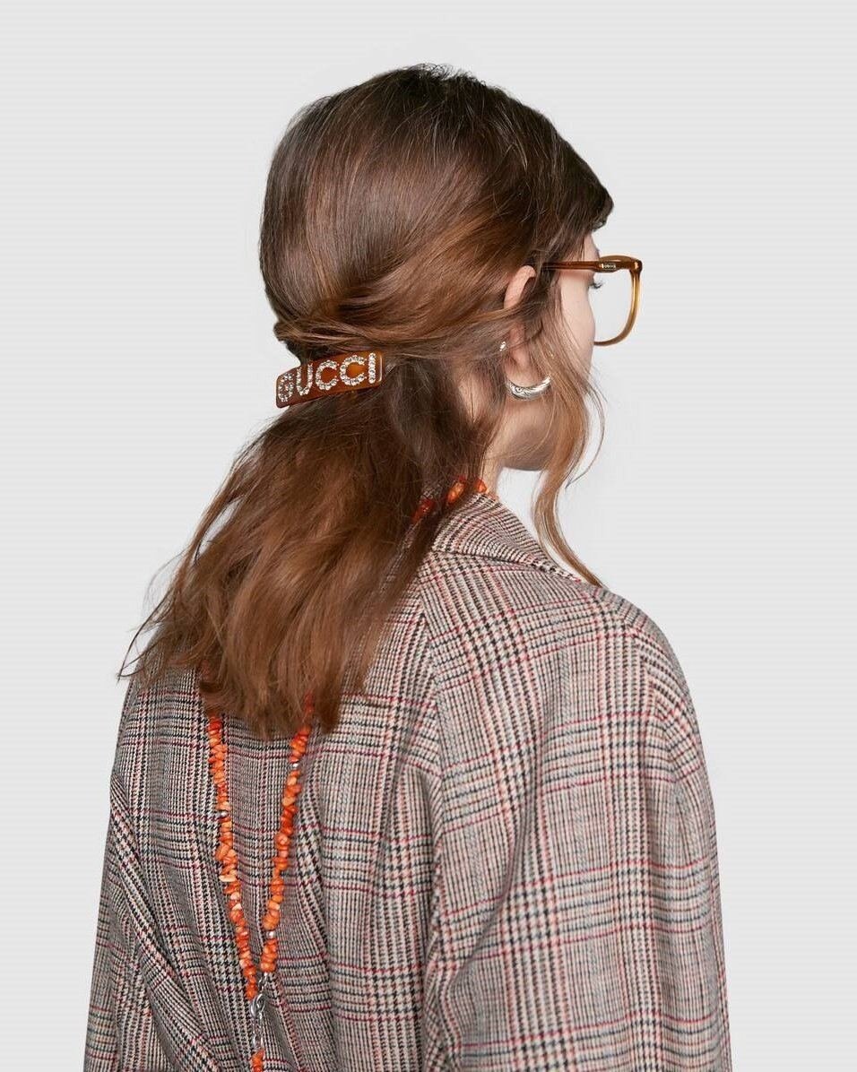 Gucci Crystal Gucci Single Hair Clip-20257173
