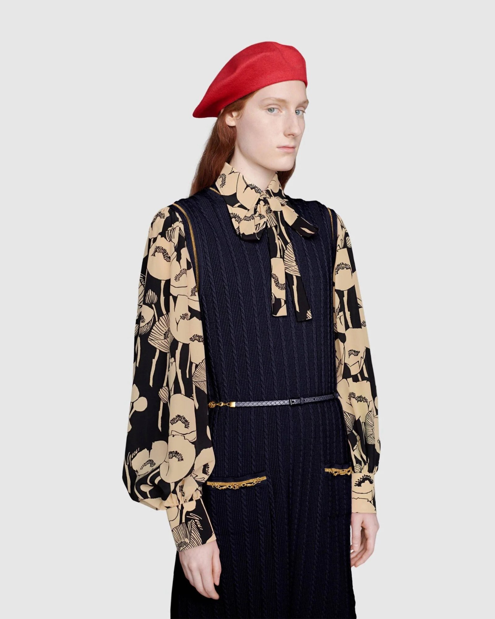 Alternative view of Gucci Double G Chain Blur Dress