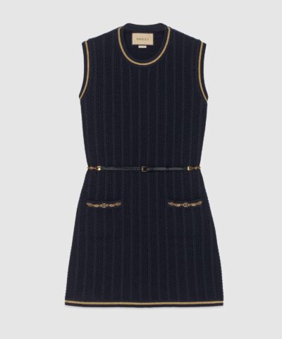 Gucci Double G Chain Blur Dress - Image 5
