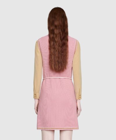 Gucci Double G Chain Pink Dress 20251473 3