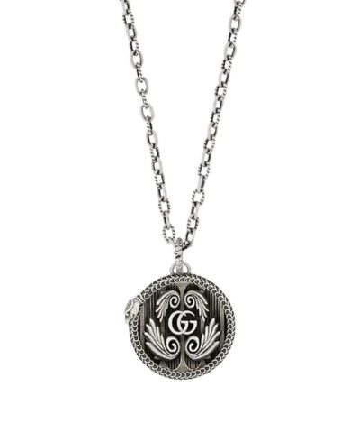 Gucci GG Marmont Sterling Silver Pendant Necklace-20257367