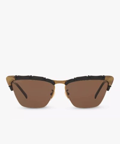 Gucci GG0660S 001 Cat's Eye Sunglasses-20239368