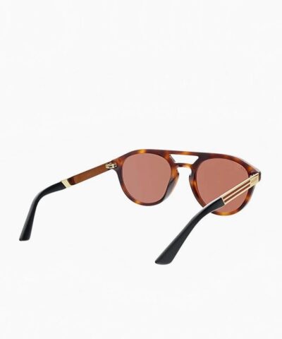 Gucci GG0689S 003 Brown Aviator Sunglasses 20239355 4
