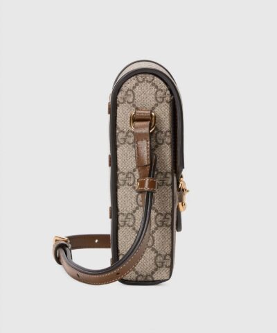 Gucci Horsebit 1955 Mini Bag Brown Leather Trim 20257266 8