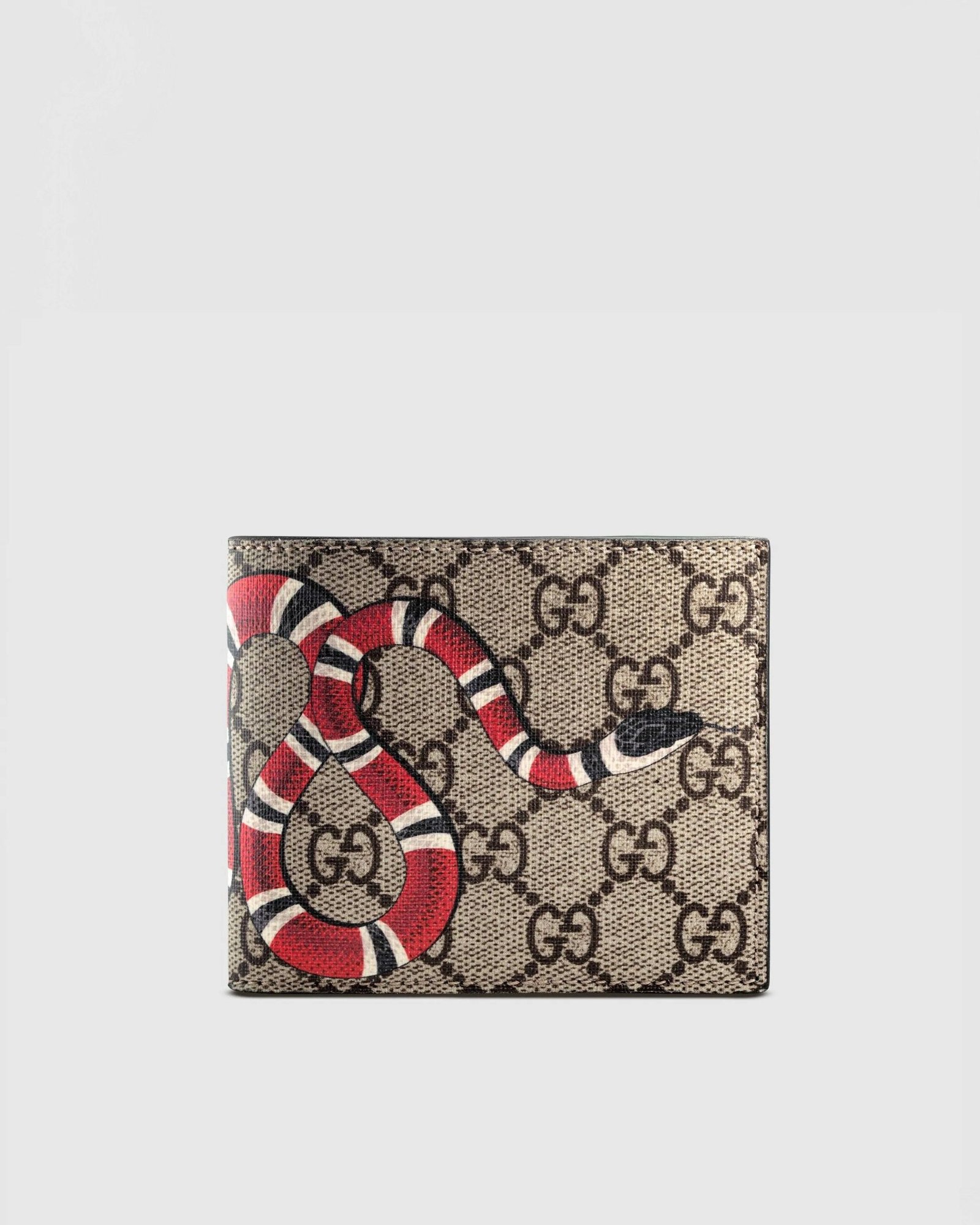 Gucci Kingsnake Print GG Supreme Wallet-20251975