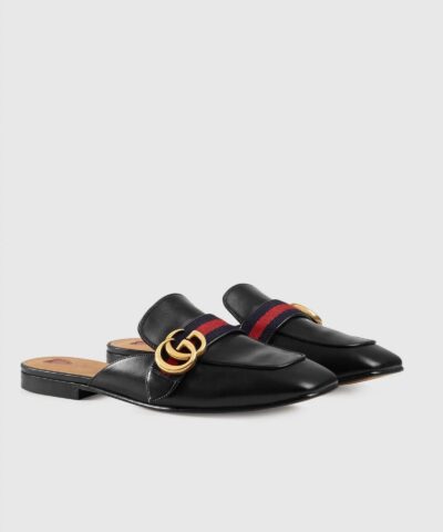 Gucci Leather Slipper Black 20256128 1
