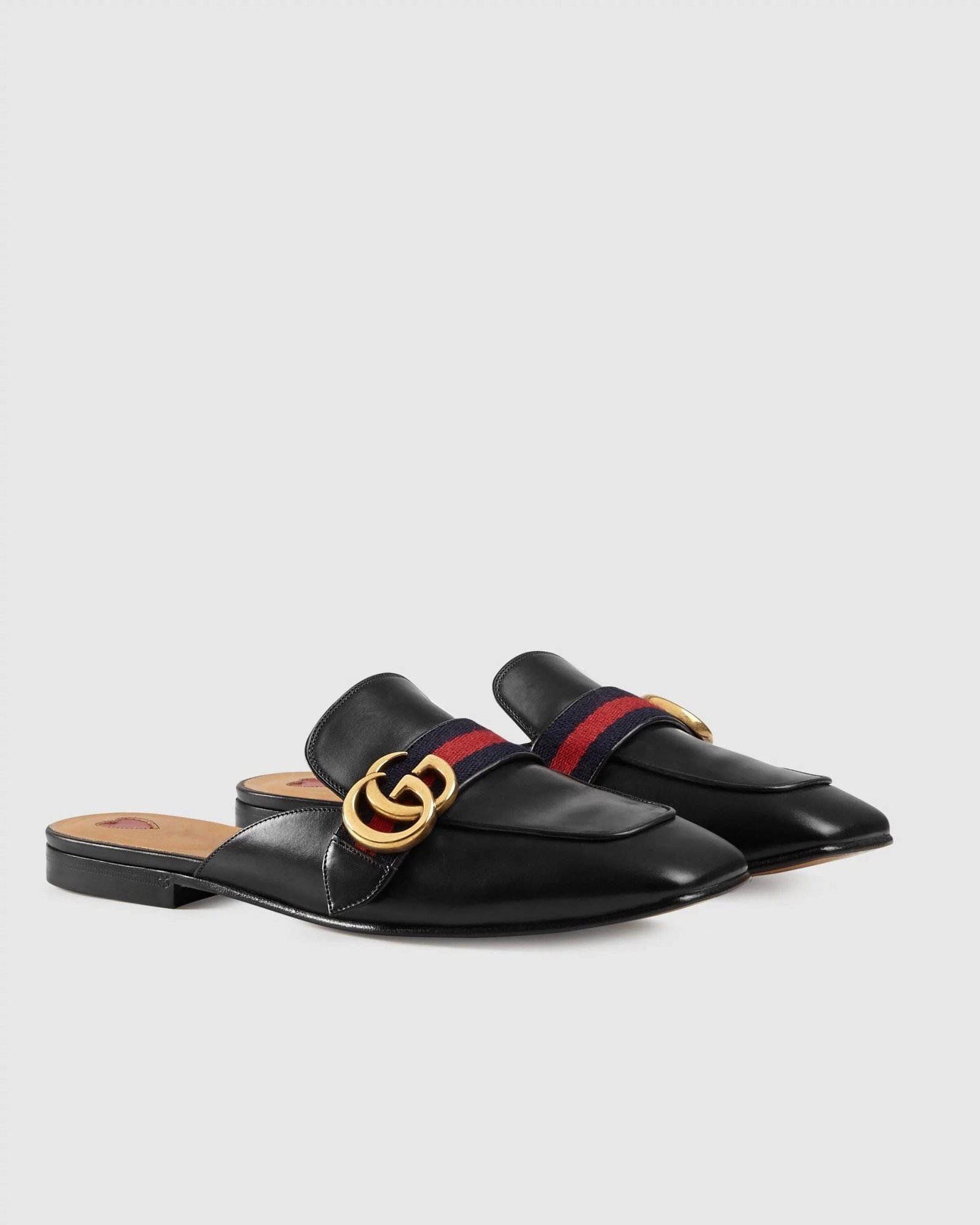 Alternative view of Gucci Leather Slipper, Black