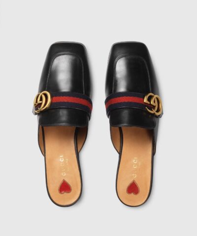 Gucci Leather Slipper Black 20256128 2