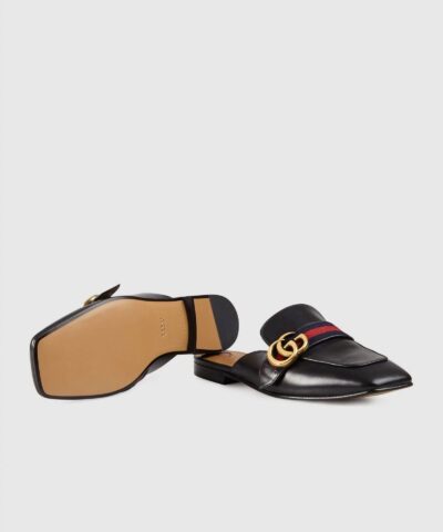 Gucci Leather Slipper Black 20256128 4