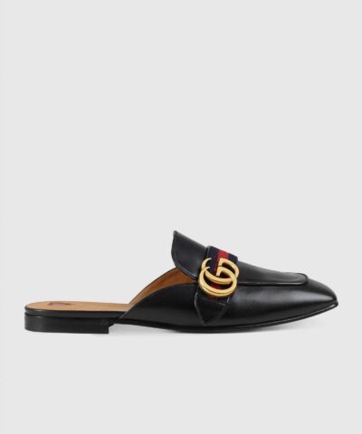 Gucci Leather Slipper, Black-20256133