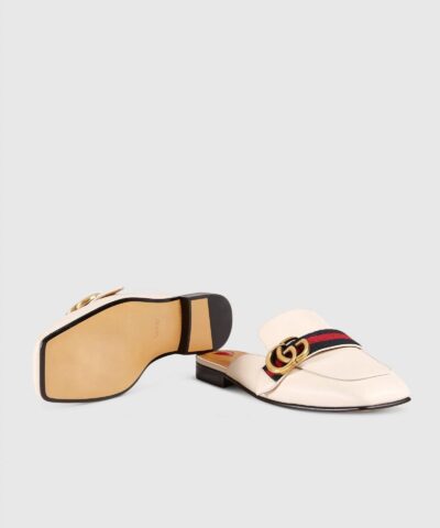 Gucci Leather Slipper White 20256116 4