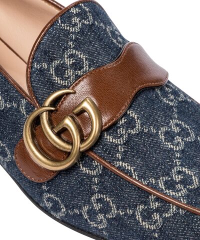 Gucci Marmont GG Medallion Denim Loafers 20248809 3