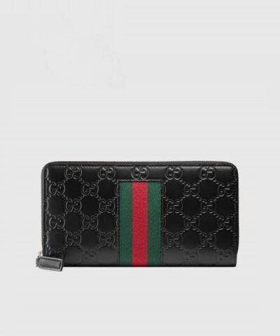 Gucci Signature Web Zip Around Wallet-20251912