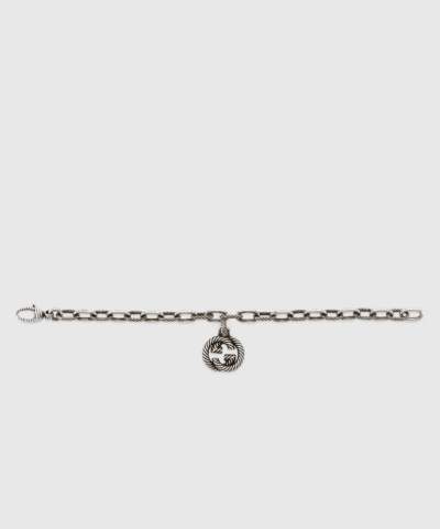 Gucci Silver bracelet with Interlocking G 20253025 1