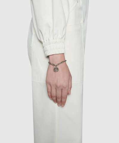 Gucci Silver bracelet with Interlocking G 20253025 2
