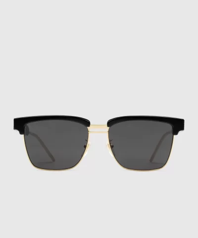 Gucci Square Metal And Acetate Sunglasses-20256757