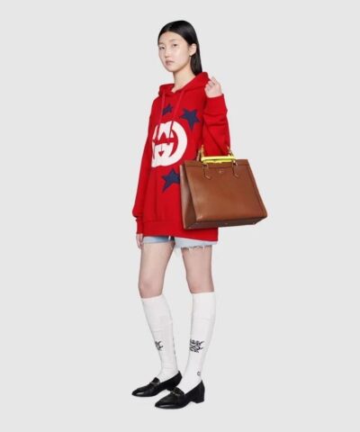 Gucci Star Embroidered Applique Double G Logo Hoodie 20251321 2