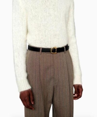 Gucci Thin Belt With Horsebit Buckle Black 20255787 3