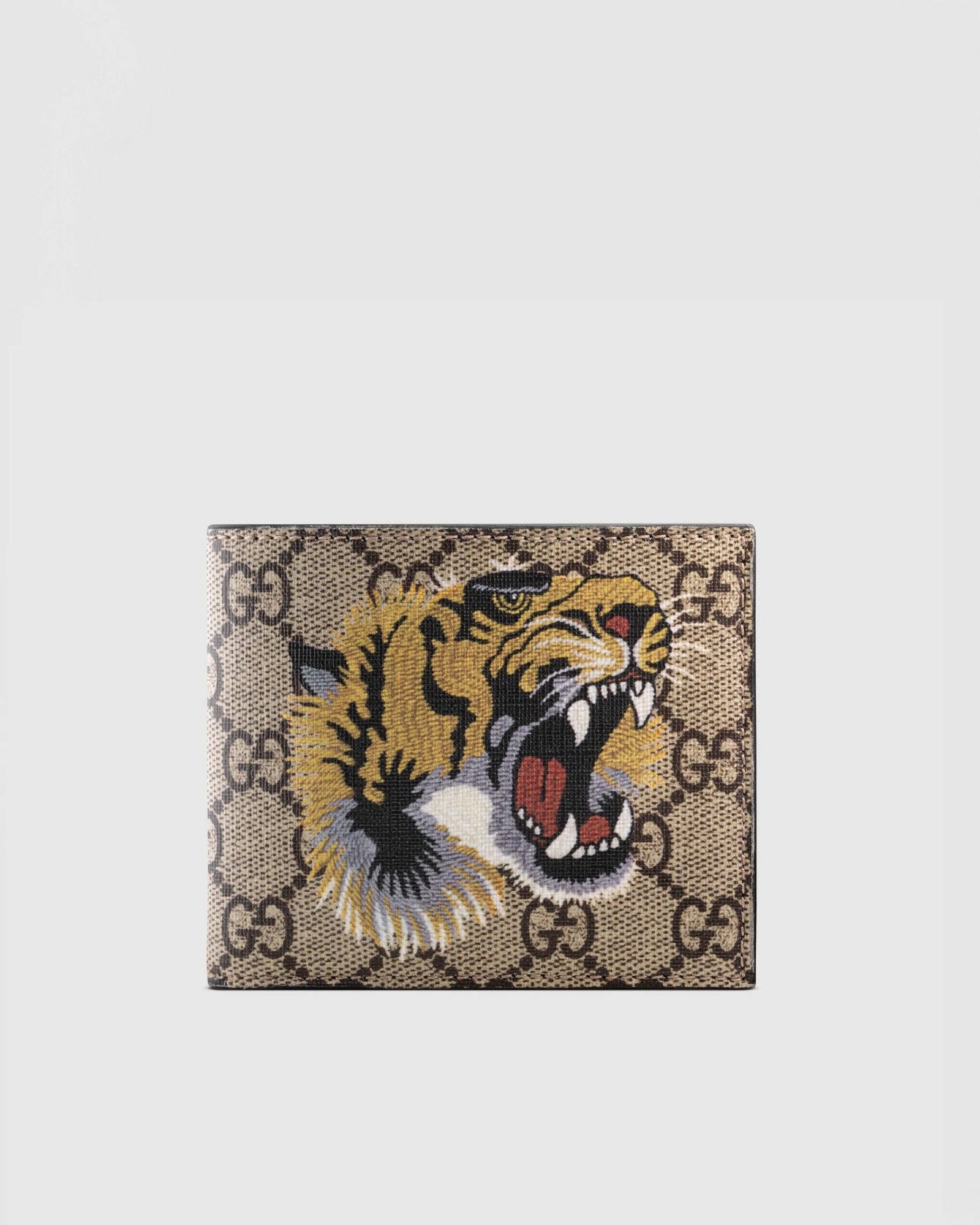 Gucci Tiger Print GG Supreme Wallet-20251970