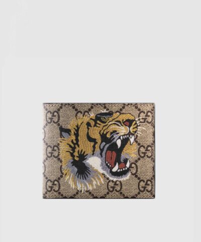 Gucci Tiger Print GG Supreme Wallet-20251971